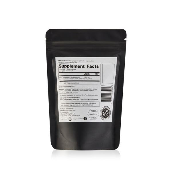 Prevail - T1978® Lions Mane Mushroom - 60caps