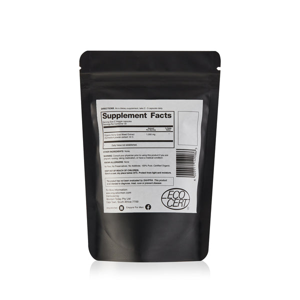 Stamina - Organic Horny Goat Weed Extract - Caps